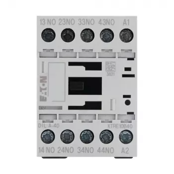 Eaton DILA-40 Βοηθητικός επαφέας, 4 NO, πηνίο 230 V AC, βιδωτοί ακροδέκτες