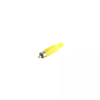 S CONN maximum connectivity Βύσμα RCA κίτρινο συγκόλλησης επιχρυσωμένο 51400-Y