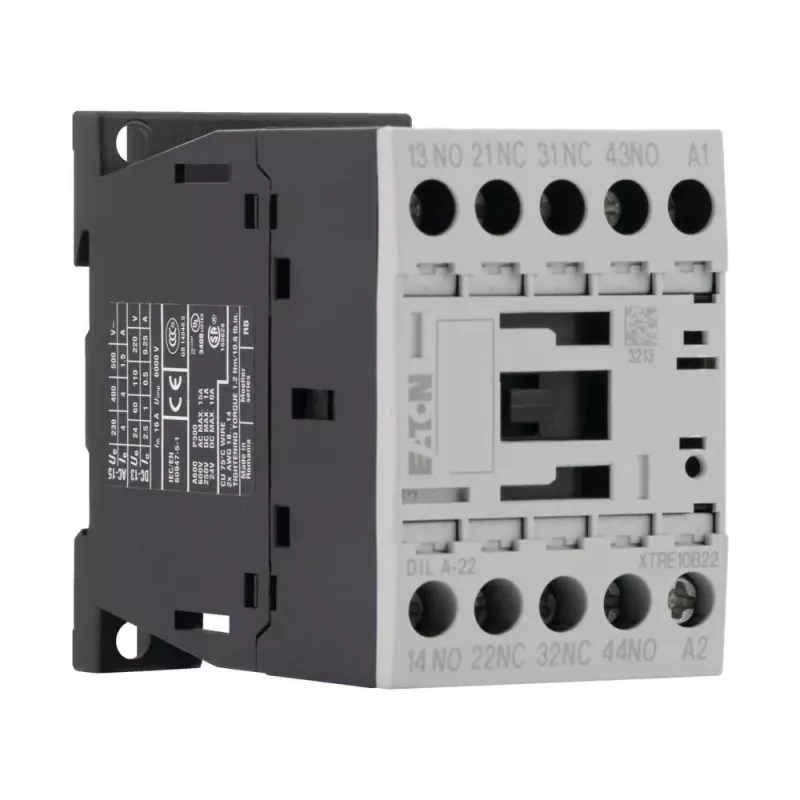 Eaton DILA-22 Βοηθητικός επαφέας, 4-πολικός, 2NO+2NC, πηνίο 230V AC 276407