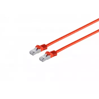 EXERTIS CONNECT Καλώδιο δικτύου Cat6a S/FTP RJ45 σε RJ45 5m κόκκινο LSZH χυτό snagless 79305R