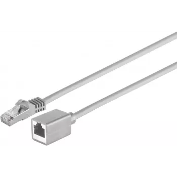 S CONN MAXIMUM CONNECTIVITY καλώδιο επέκτασης δικτύου Cat.7 S/FTP PIMF, αρσενικό βύσμα RJ45 σε θηλυκή υποδοχή, χωρίς αλογόνα, γκρι, 10 m 08-62070