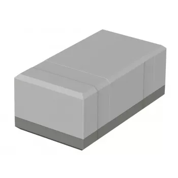 BOPLA επιτραπέζιο κουτί 150 x 82 x 60 mm πολυστυρένιο ανοιχτό γκρι RAL 7035 Elegant EG (32156002)