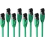 S CONN Maximum Connectivity Basic-S Cat. 8.1 F/FTP PIMF LSZH καλώδιο patch, πράσινο, 5m, συσκευασία 4 τεμ. SC08-41053-4
