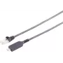 S CONN MAXIMUM CONNECTIVITY καλώδιο προσαρμογέα USB-C σε RJ45 Gigabit LAN 1,5m μαύρο (13-51155)