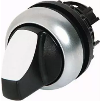 Eaton 284393 2-πολικός περιστροφικός διακόπτης ON/OFF, 20 A, 690 V AC, χωνευτή τοποθέτηση, μαύρο/ασημί