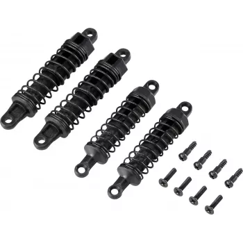 Reely 12609+S152(4)+S062(4) σετ αμορτισέρ γεμάτα λάδι με 8 ελατήρια (μπλε)