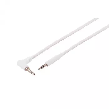 S CONN maximum connectivity καλώδιο ήχου 3,5mm TRS γωνιακό σε ευθύ λευκό 1,2m 14-07126