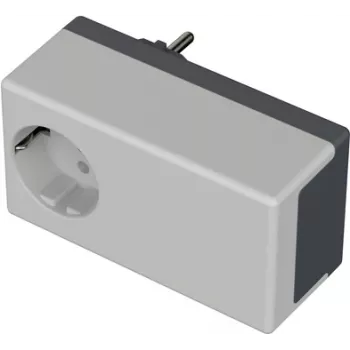 BOPLA σειρά BS θήκη βύσματος, ABS, ανοιχτό γκρι, 120 x 65 x 50 mm 43432501