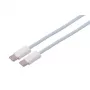 S CONN MAXIMUM CONNECTIVITY Καλώδιο φόρτισης USB-C, 2.0, 240W, Μπλε, Ύφασμα, 2,5m (14-22251)