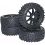 Reely 1:8 Buggy πλήρεις τροχοί Big Core 10 ακτίνων μαύροι 4 τεμ. (MV3693SBA3)