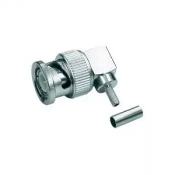 Telegärtner BNC γωνιακό βύσμα αρσενικό crimp 50 Ohm για RG 316/U, RG 174 A/U, RG 188 A/U (J01000A0010)