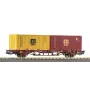 PIKO 27750 Βαγόνι μεταφοράς container DC, DB AG, Εποχή VI, Sgns 80', 2x container 40ft, H0