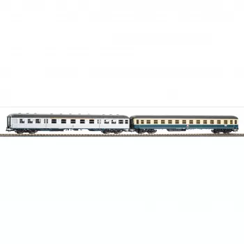 PIKO H0 28325 DB Σετ 2 βαγονιών επιβατών: 1./2. θέση Silberling + 2. θέση Bm 232