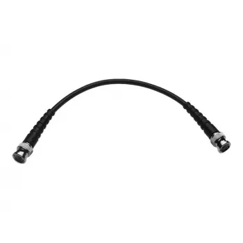 Telegärtner L00010A1805 0,5 m Βύσμα BNC σε βύσμα BNC 50 Ohm ομοαξονικό καλώδιο RG-58, Μαύρο