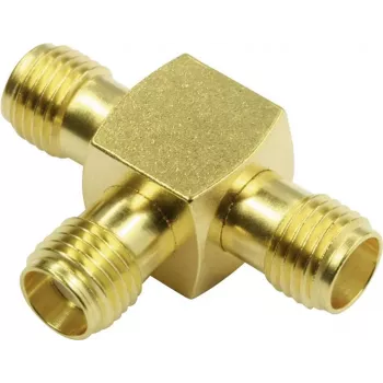 Telegärtner SMBA adapter SMA υποδοχή θηλυκή σε SMA υποδοχή θηλυκή, 50 Ohm, DC-18 GHz, επινικελωμένος ορείχαλκος J01155A0011