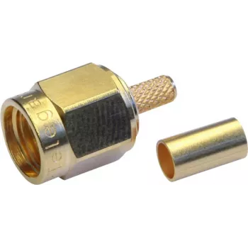TELEGÄRTNER SMA βύσμα αρσενικό σύνδεσμος crimp/συγκόλληση για G08 (RD-316) χρυσό J01150A0021