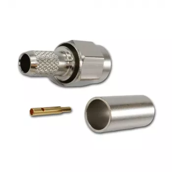 Telegärtner SMA βύσμα αρσενικό ευθύ 50 Ohm crimp/συγκόλληση για RG-58 RG-142 RG-223 LMR-240 J01150A0049
