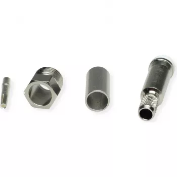 TELEGÄRTNER TEGA J01701A0007Z Υποδοχή καλωδίου FME θηλυκό crimp RG58C/U 50 Ohm νικέλιο/χρυσό