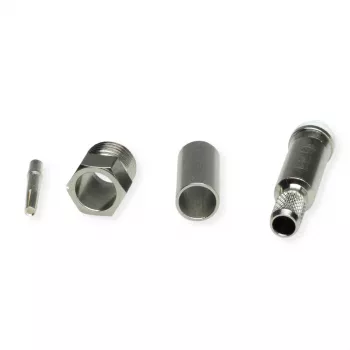 TELEGÄRTNER TEGA J01701A0007Z Υποδοχή καλωδίου FME θηλυκό crimp RG58C/U 50 Ohm νικέλιο/χρυσό