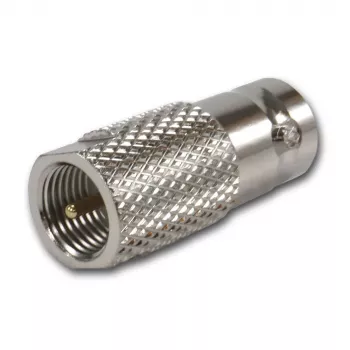 TELEGÄRTNER J01008F0068 Υποδοχή θηλυκό BNC σε βύσμα αρσενικό FME προσαρμογέας ομοαξονικός, 50 Ohm, ευθύς, επινικελωμένος ορείχαλκος