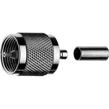 TELEGÄRTNER Βύσμα αρσενικό UHF crimp για RG 214/U, συσκευασία 5 τεμ. (J01040A0010)