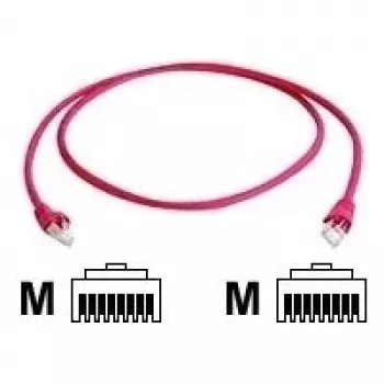 Telegärtner CAT 6A S/FTP Crossover Patch καλώδιο RJ45 5m κόκκινο LSZH L00003A0078