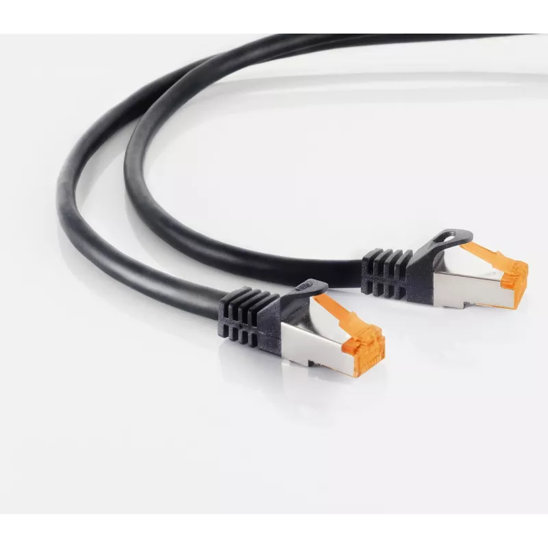 S CONN MAXIMUM CONNECTIVITY Cat.6A S/FTP εξωτερικό Patch καλώδιο, 3m, μαύρο 08-26045