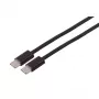 S CONN MAXIMUM CONNECTIVITY USB-C σε USB-C πλεκτό καλώδιο 1m 60W PD μαύρο 14-21025