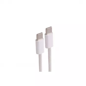 SHIVERPEAKS καλώδιο φόρτισης USB-C, USB 2.0, 60W, λευκό, πλεκτό ύφασμα, 0,5m (BS14-21016)