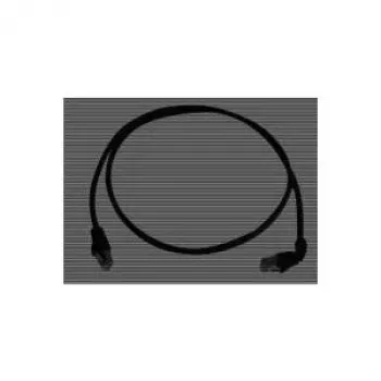 Telegärtner 100008676 καλώδιο RJ45 Patch, CAT 6a S/FTP, 5,0 m, μαύρο, LSZH, επιβραδυντικό φλόγας, με προστασία κάμψης