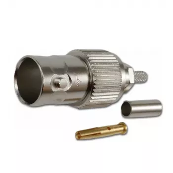 Telegärtner BNC υποδοχή καλωδίου crimp G04 75 Ohm για RG-179B/U, συσκευασία 5 τεμ. J01003B0021