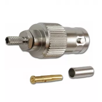 Telegärtner BNC υποδοχή καλωδίου crimp G04 75 Ohm για RG-179B/U, συσκευασία 5 τεμ. J01003B0021