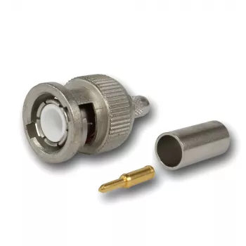 Telegärtner BNC βύσμα καλωδίου crimp G01 50 Ohm, crimp/crimp, Standard, A0205, G01 (RG-58 C/U), YR23092 Belden - 1 τεμ. (J01000F1255Z)