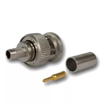 Telegärtner BNC βύσμα καλωδίου crimp G01 50 Ohm, crimp/crimp, Standard, A0205, G01 (RG-58 C/U), YR23092 Belden - 1 τεμ. (J01000F1255Z)