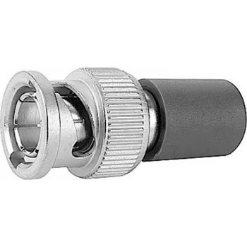 Telegärtner BNC 75 Ohm τερματική αντίσταση, βύσμα αρσενικό, 1 W, DC-1 GHz, επικαδμιωμένος ορείχαλκος, J01006A0001