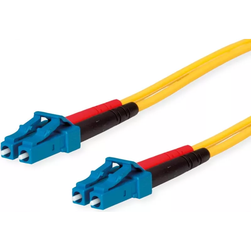 TELEGÄRTNER LC σε LC Single-Mode OS2 Duplex καλώδιο patch οπτικών ινών, 2 m, κίτρινο L00871A0003