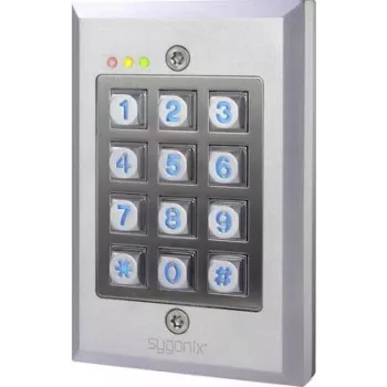 Sygonix SY-3118492 IP65 keypad κλειδαριά κωδικού επιτοίχια/χωνευτή με φωτιζόμενο keypad