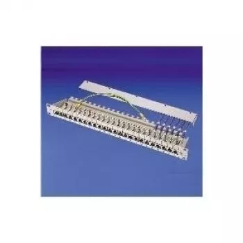 TELEGÄRTNER MPP16-HS 16-Port αρθρωτό patch panel, 1U, ανοιχτό γκρι RAL 7035 J02022A0050