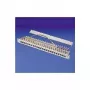 TELEGÄRTNER MPP16-HS 16-Port αρθρωτό patch panel, 1U, ανοιχτό γκρι RAL 7035 J02022A0050