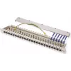 TELEGÄRTNER MPP16-HS 16-Port αρθρωτό patch panel, 1U, ανοιχτό γκρι RAL 7035 J02022A0050
