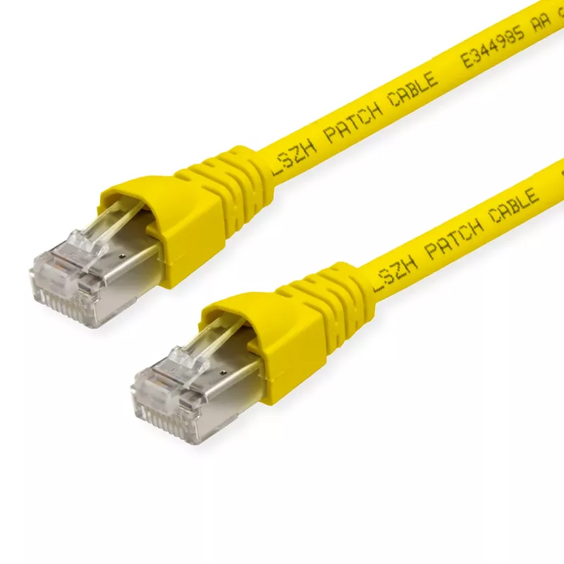 Telegärtner 100028074 Cat6a S/FTP καλώδιο patch, 5,5 m, κίτρινο