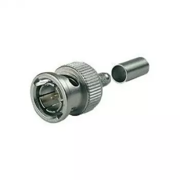 Telegärtner BNC βύσμα αρσενικό crimp 75 Ohm για RG-179B/U, RG-187A/U, RG-316/U (J01002A0058)