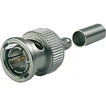 Telegärtner BNC βύσμα αρσενικό crimp 75 Ohm για RG-179B/U, RG-187A/U, RG-316/U (J01002A0058)