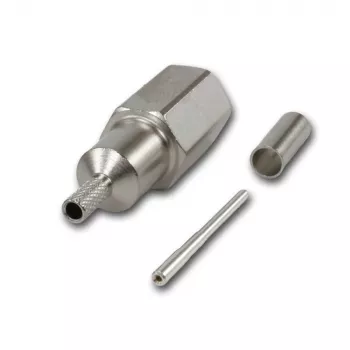 Telegärtner FME βύσμα αρσενικό καλωδίου crimp G07 crimp/crimp, Low Cost, 15 dB / 2 GHz, B2725, G07 (RG-316/U) - 5 τεμ. J01700A0010