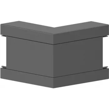 GGK BR 60x130/80-AE Εξωτερική γωνία 60x130/80 RAL 9005 PVC (12793)