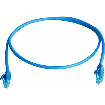 Telegärtner 100008054 Καλώδιο patch Cat6 U/UTP RJ45, 1m, μπλε, LSZH