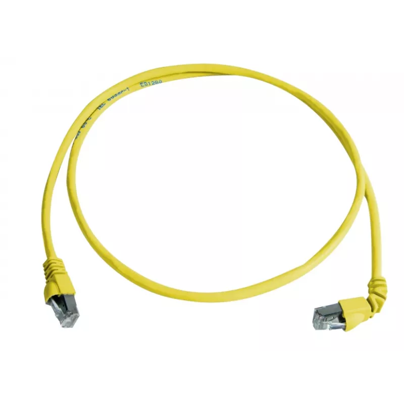 Telegärtner 100008675 Καλώδιο patch CAT 6a S/FTP, RJ45, 5 m, κίτρινο, LSZH