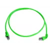 Telegärtner MP8 FS 500 Cat6a SFTP καλώδιο patch RJ45 7,5m Πράσινο L00004A0111