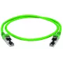 TELEGÄRTNER 100017338 καλώδιο patch RJ45, CAT 5e, UTP, Πράσινο, 1m