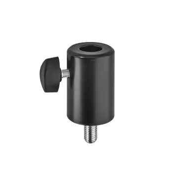 König & Meyer 66370-000-55 μίνι αντάπτορας τηλεόρασης με σπείρωμα M10 αρσενικό, Μαύρο